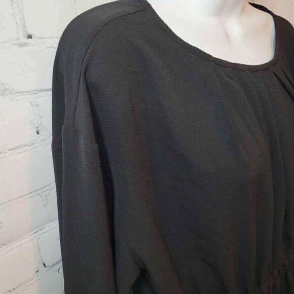 Women's Long Sleeves Cinched Blouse Small - Picture 3 of 4